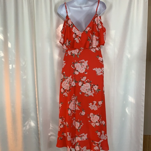 3/$20 FAVLUX M Floral Dress - Picture 6 of 7